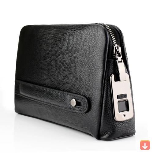 حقيبة يدتفتح بالبصمة للرجال للحماية من السرقة