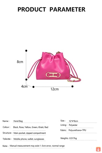 حقيبة كتف أحادية اللون للسيدات ، نمط كاجوال ، حقيب...