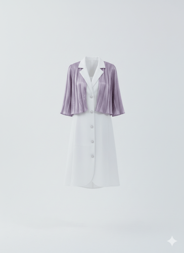 فستان بليزر ملون