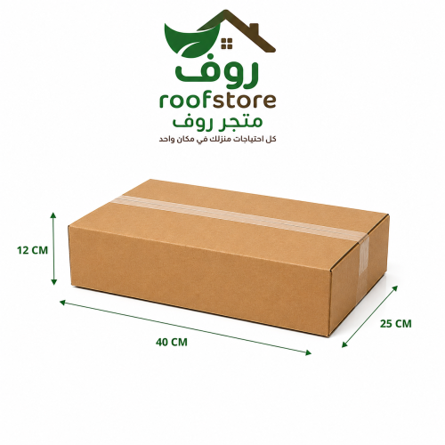 كرتون شحن فاضي مقاس 12*25*40