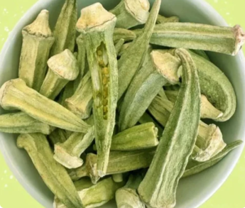 Dried okra, fine, world of spices