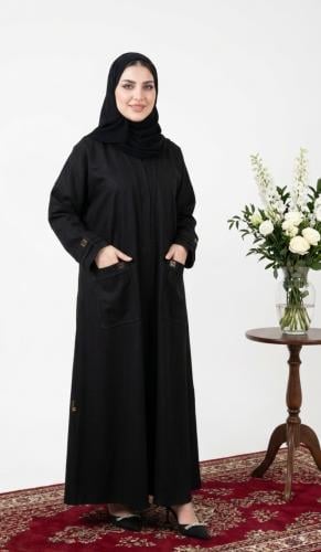 عباية كلوش جيوب نمار