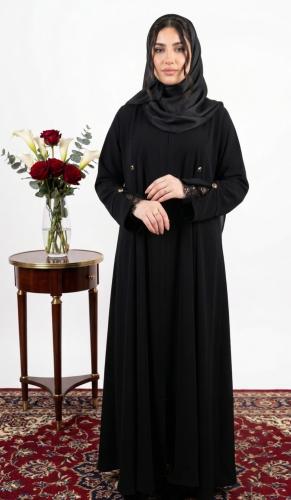 عباية نواعم كلوش كم دانتيل