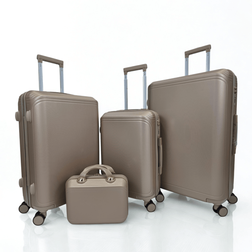 طقم حقائب سفر 5 قطع لون ذهبي