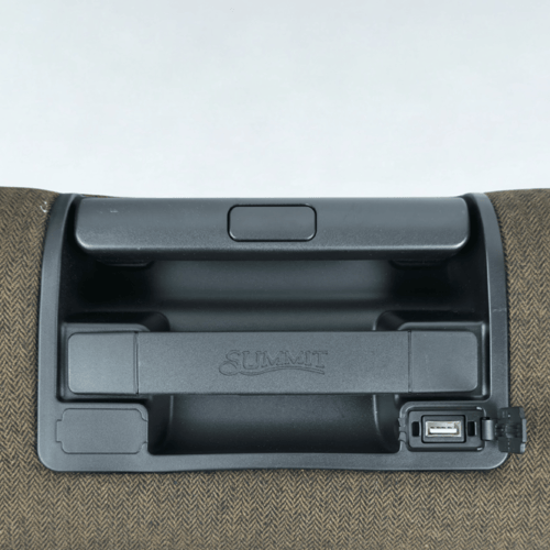 طقم حقائب سفر قماش 4 قطع فاخر بني