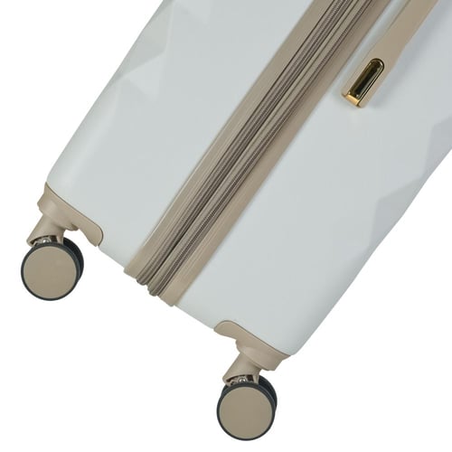 طقم حقائب سفر 4 قطع لون اوف وايت ذهبي