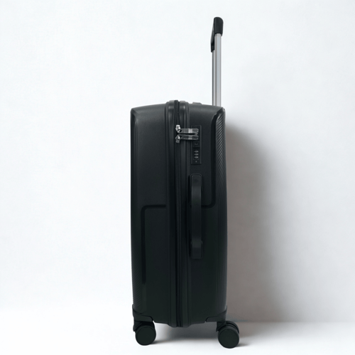 طقم حقائب سفر 3 قطع ضد الكسر أسود