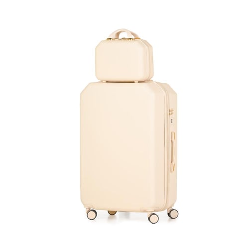 طقم حقائب سفر 5 قطع لون بيج