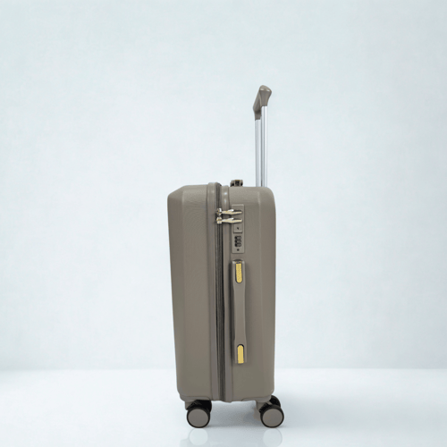 طقم حقائب سفر 5 قطع لون رمادي زيتوني