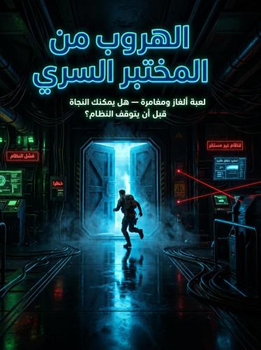لعبة الهروب | ملف الهروب رقم 001 :الهروب من المختبر السري