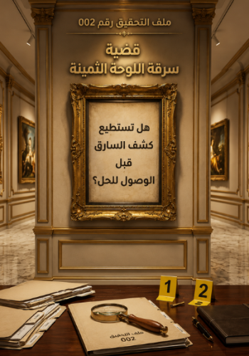 لعبة تحقيق عائلية | ملف القضية رقم 002: سرقة اللوحة الثمينة
