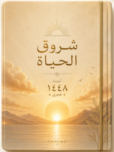 اجندة شروق الحياة 1448هـ | أجندة سنوية للتخطيط وال...
