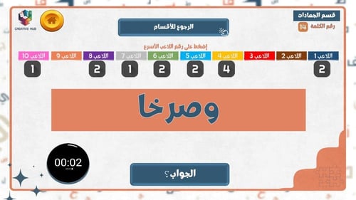 لعبة لخبطة رتّبها بسرعة - نتيجة تفاعلية