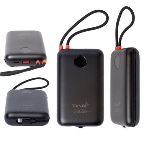باور بانك تيكنال 20000mAh - شحن سريع 22.5 واط مع م...