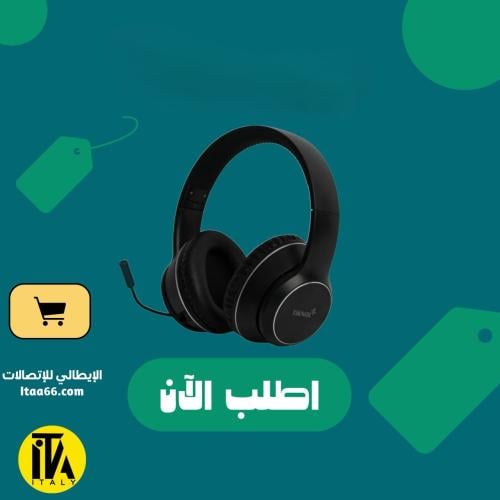 سماعة راس لا سلكية بلوتوث صوت نقي قوي للألعاب والم...