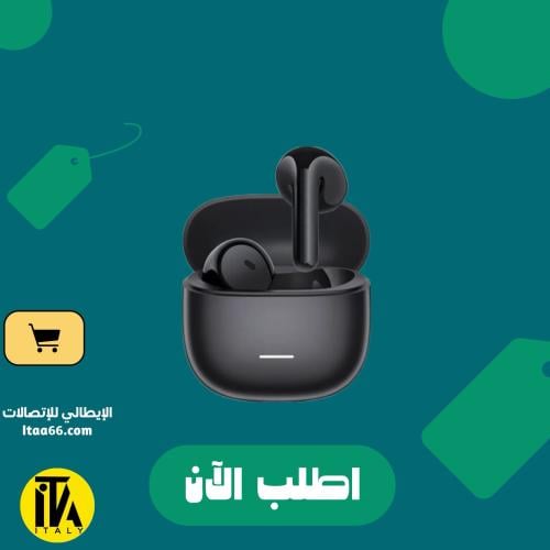 سماعات Redmi Buds 8 Active باللون الأسود