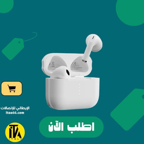 سماعات أذن ROCK EB 710 تعمل بتقنية البلوتوث (لون أبيض)