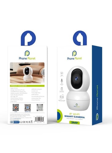 كاميرا Camera Wifi 3MP من فون بلانت لرؤية شاملة وت...