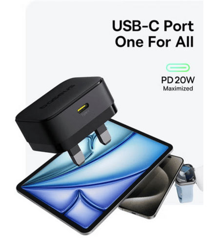 شاحن سريع بالمي 1C 20W مجموعة المملكة المتحدة بالل...