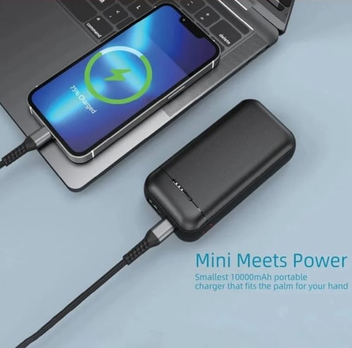 باور بانك ميني بسعة 10000mAh من مور باور