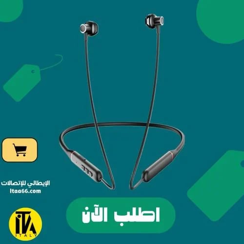 سماعة رياضية لاسلكية ROCK Y6 بتصميم يوضع حول الرقبة (لون أسود)