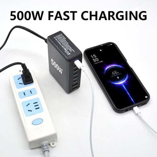 PIECELL منصة شحن متعددة المداخل 500W