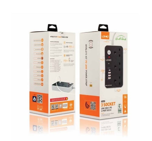 مشترك كهربا lenio 3 socket pd