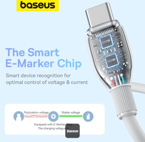 كابل شحن سريع من سلسلة Baseus Pudding مع نقل بيانا...