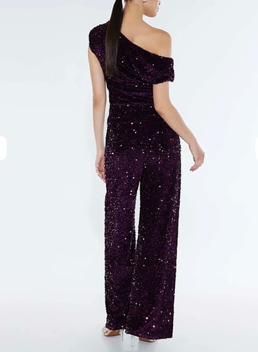 بنطلون ترتر برقندي مخمل