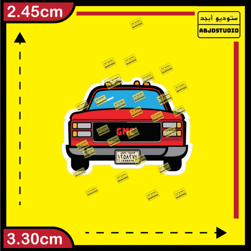 جمس احمر - استكر جوال