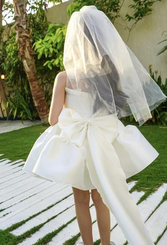 فستان مناسبات ابيض