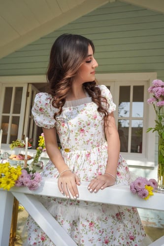 فستان مشجر انيق