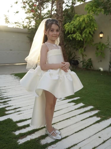 فستان مناسبات ابيض