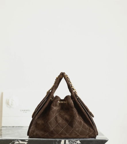 Chanel 25 Suede Lether