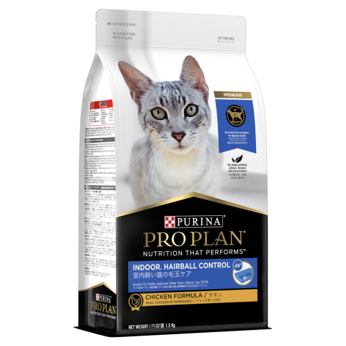 بورينا بروبلان طعام جاف اندور للتحكم بكرات الشعر ل...