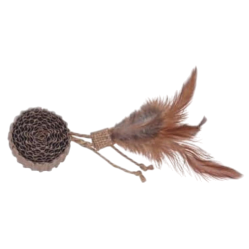 زولكس لعبة ديسك مع ريش للقطط