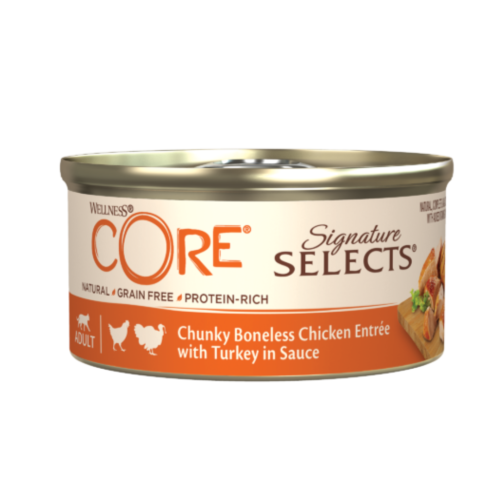 ويلنس كور سيجنتشر طعام رطب بالدجاج والديك الرومي و...