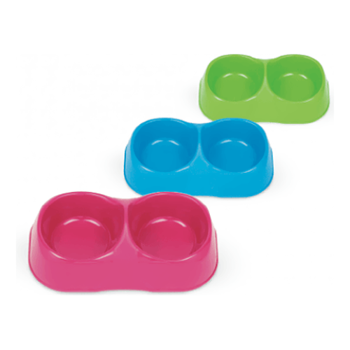 وعاء بلاستيك مزدوج 0.6 لتر