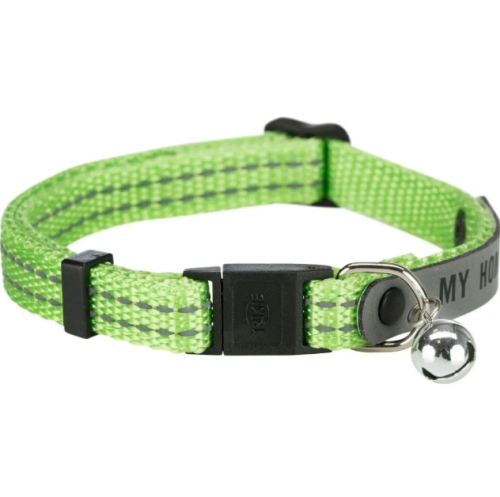 تريكسي طوق مرن مع الجرس للقطط مع بطاقة عنوان