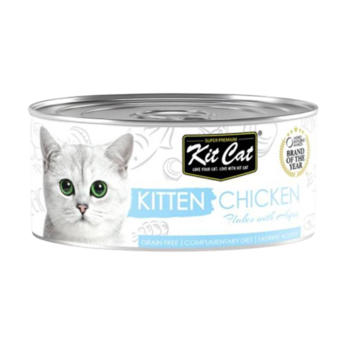 كت كات طعام رطب للقطط الصغيرة بالدجاج 80غ