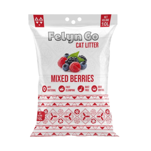 فيلاين قو رمل كلاسيك للقطط برائحة التوت والفراولة...