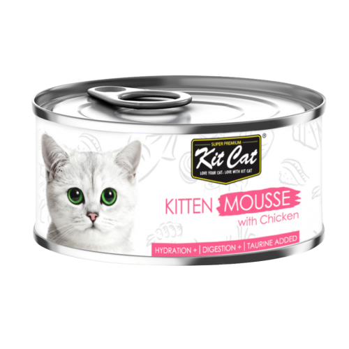كت كات طعام رطب للقطط الصغيرة مع الدجاج 80غ