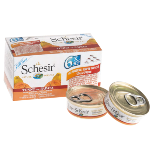 شيزر طعام رطب التونا مع البابايا في الجيلي للقطط 5...