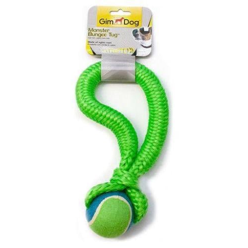 جيم دوق لعبة مضغ للكلاب كرة تنس مع حبل