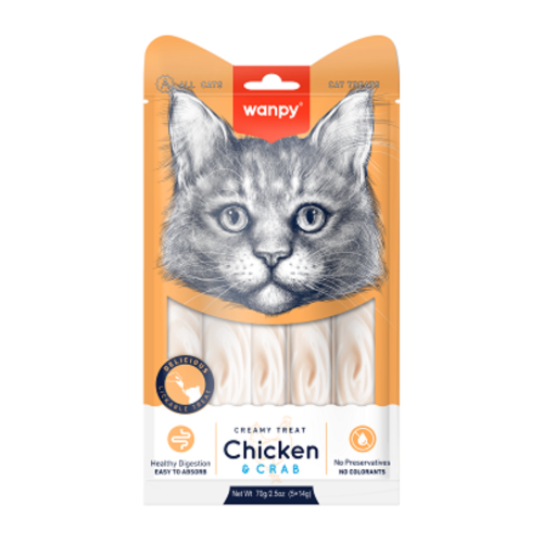 وانبي مكافأة كريمه الدجاج والسلطعون 12غ×5