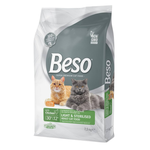 بيسو طعام جاف بالدجاج للقطط البالغة