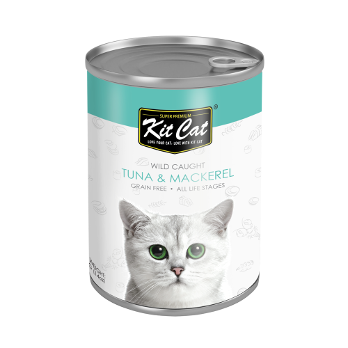 كت كات طعام رطب بالتونا والسمك الأسمقري 400غ