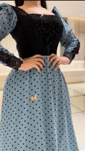 فستان شيفون كلوش