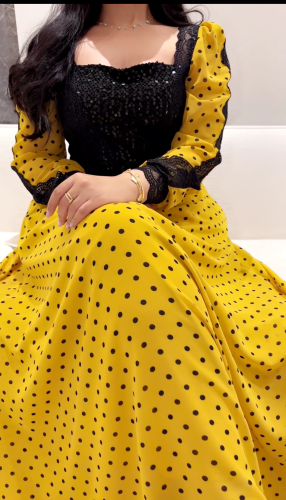 فستان شيفون كلوش