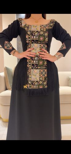 فستان سترتش كريب